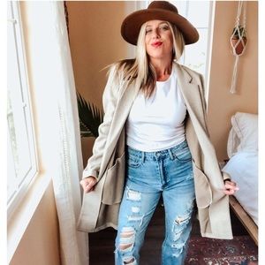 Tailored Longline Blazer Jacket
